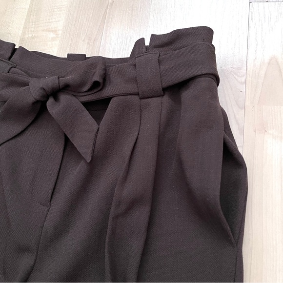 NWOT Calvin Klein Brown Paper Bag Waist Dress Pants- size 6 👚 - Picture 5 of 6